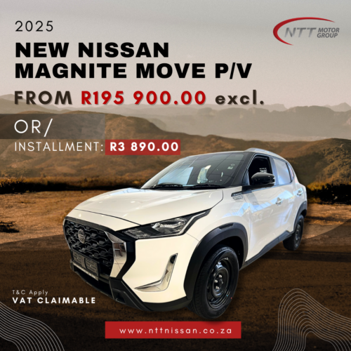 NEW NISSAN MAGNITE MOVE P/V image from NTT Nissan Sandton