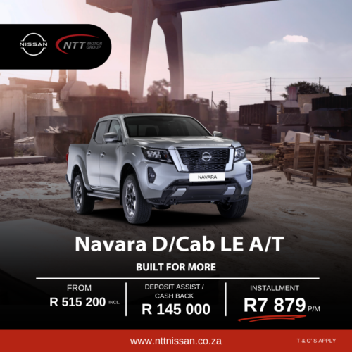 Navara D/Cab LE A/T image from NTT Nissan Sandton