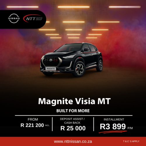 Magnite Visia MT image from NTT Nissan Sandton